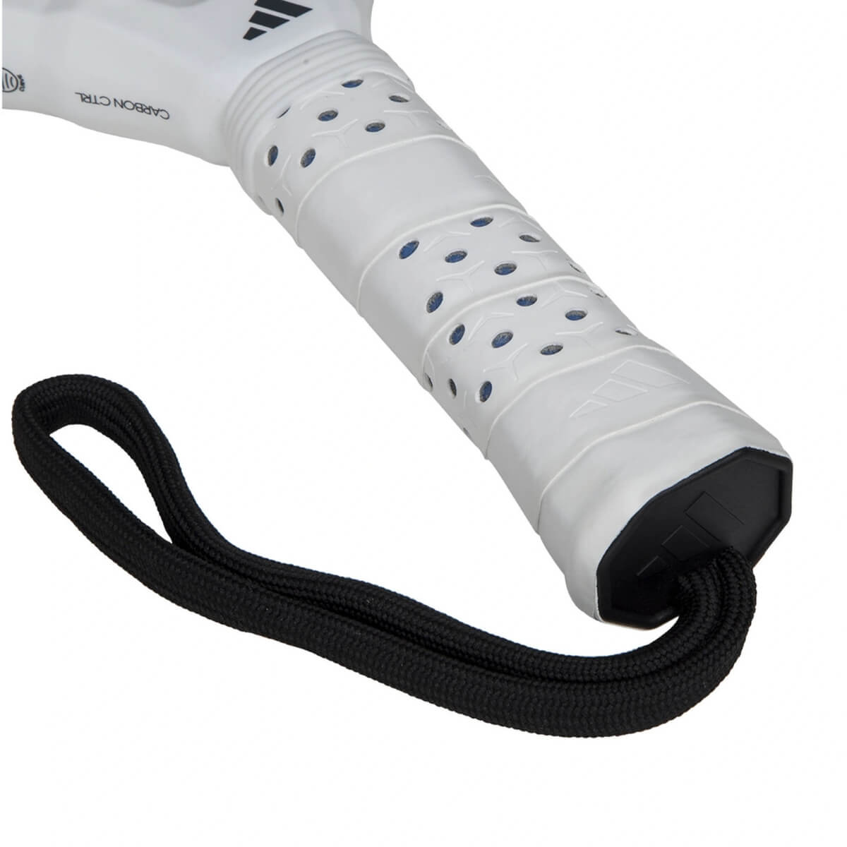 Adidas Metalbone Carbon Ctrl 3.4 padel racket zwart met gouden logo adidas handvat met zwarte dop