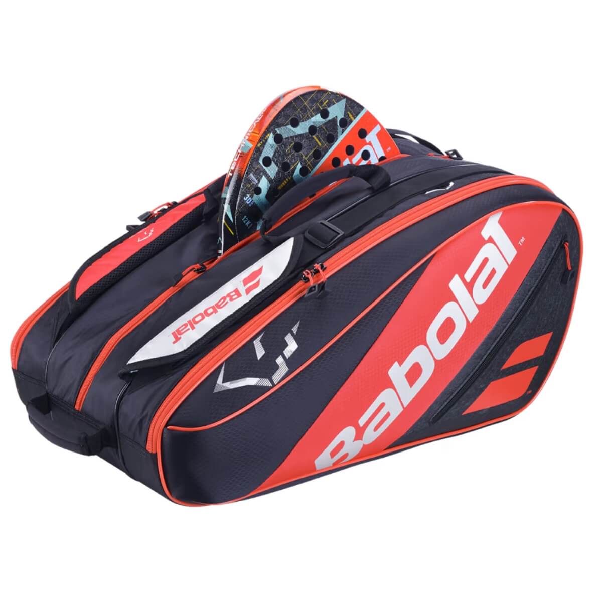 Babolat RH Juan Lebron padeltas 2024 zwart rood met racket