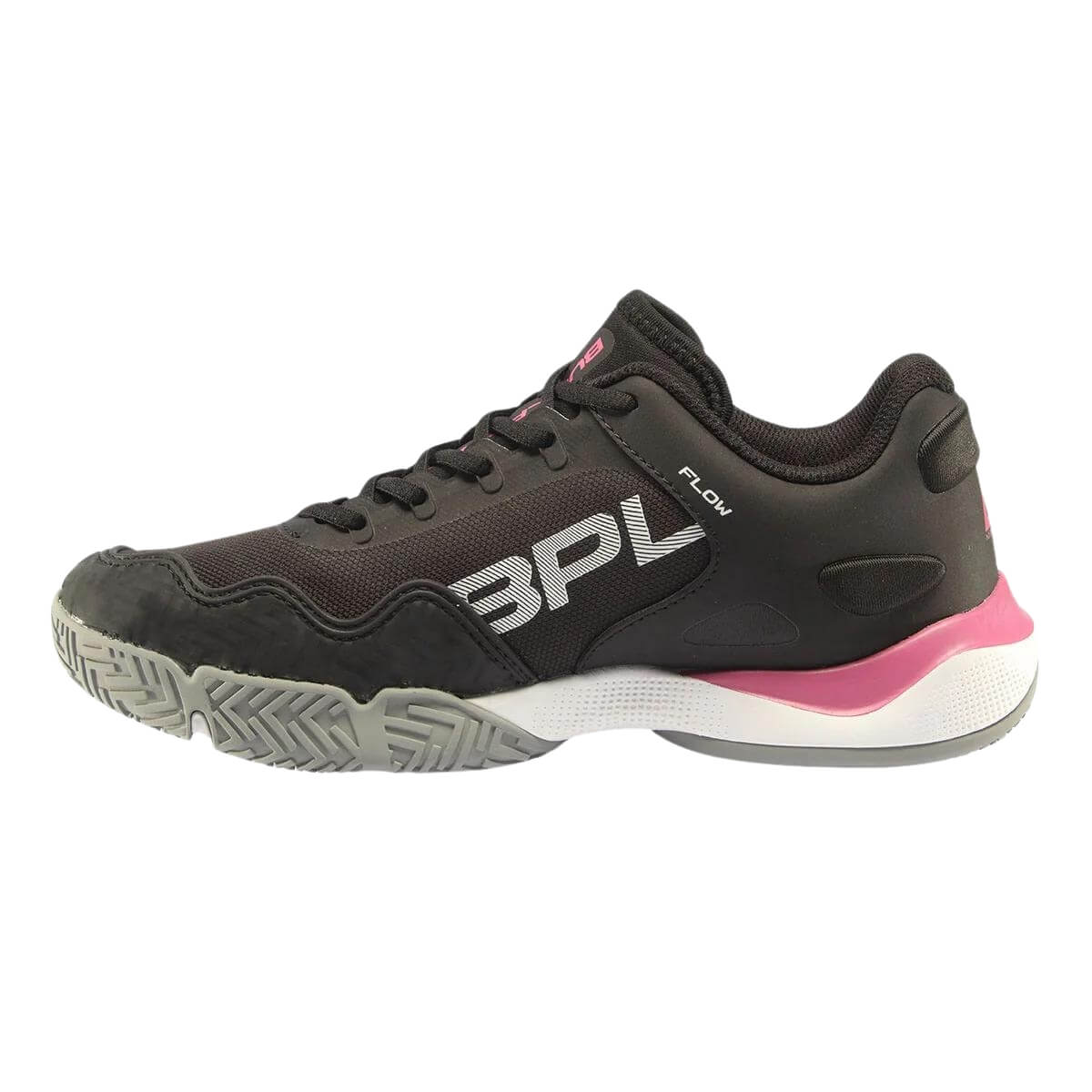 Padel schoenen Bullpadel Flow Hybrid Fly 23I zwart roze