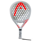 Head Zephur UL grey red padel racket vooraanzicht