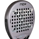 Slagoppervlak licht grijs padel racket Nox Genius 18k 2027