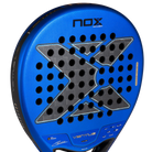 Detail slagoppervlak blauw padel racket Nox Ventus Hybrid 12k 2027 by Edu Alonso
