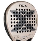 Detail slagoppervlak bronzen padel racket Nox Ventus Light 12k 2027