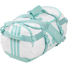 Witte padeltas met appelblauwzeegroene details