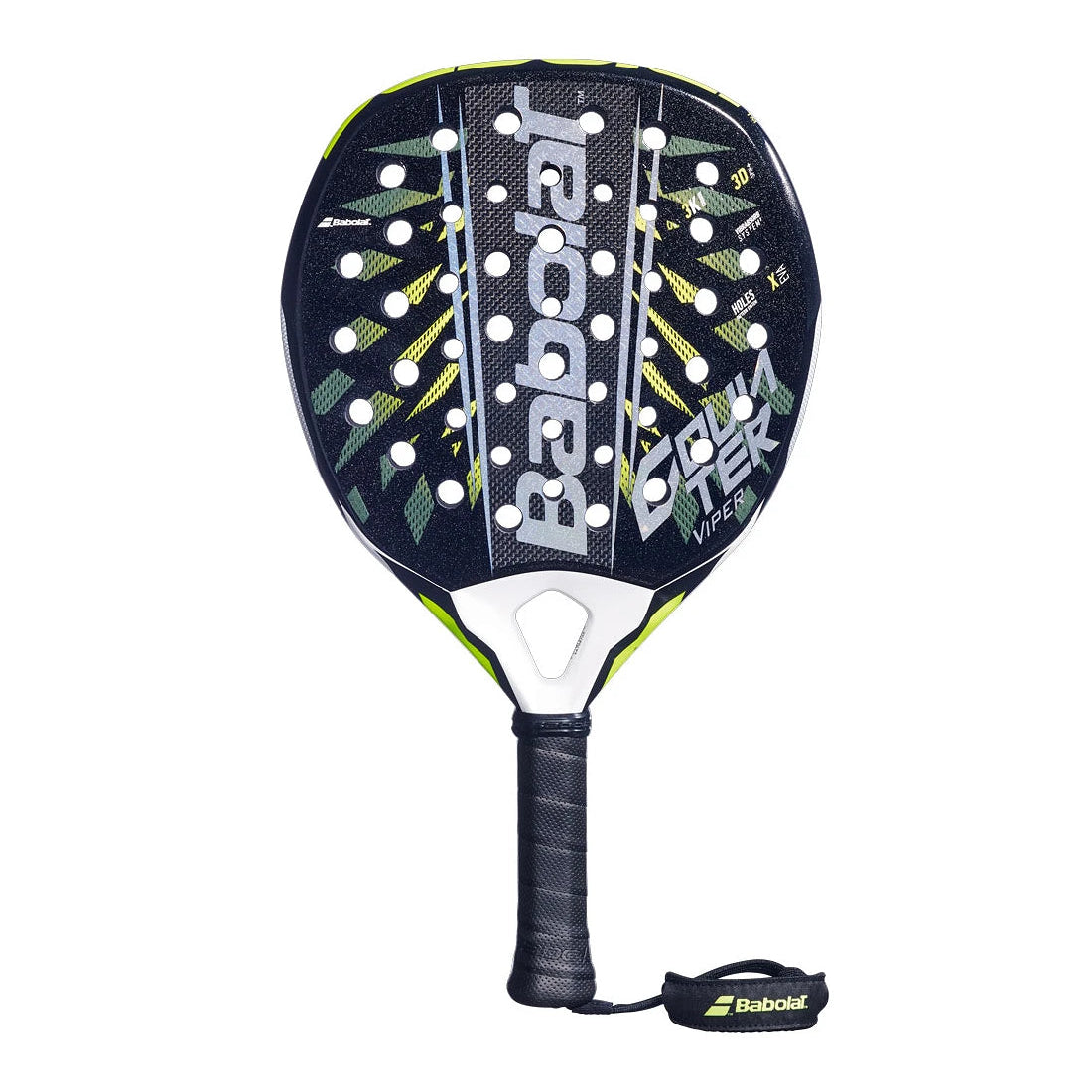 Vooraanzicht Babolat Counter Viper – Controle & Power Padelracket | 3K Carbon