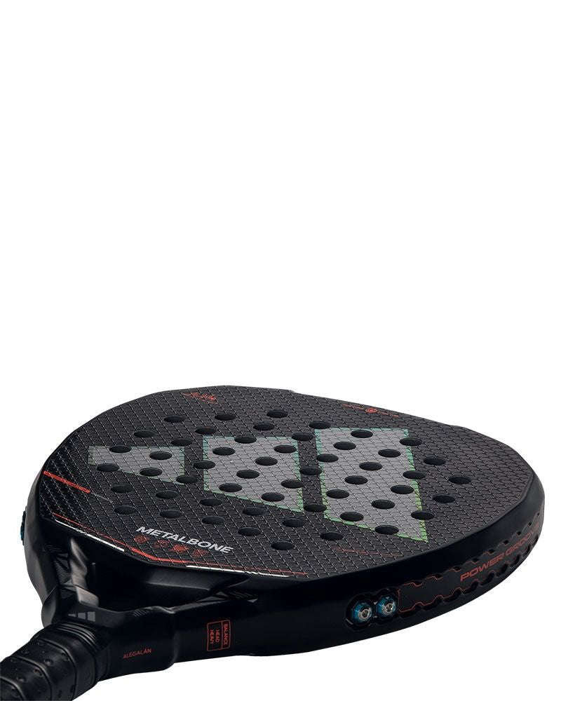 Schuin bovenaanzicht Adidas Metalbone 2026 – Ale Galán Racket | Power & Verstelbaar Gewicht